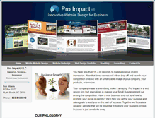 Tablet Screenshot of proimpactllc.com